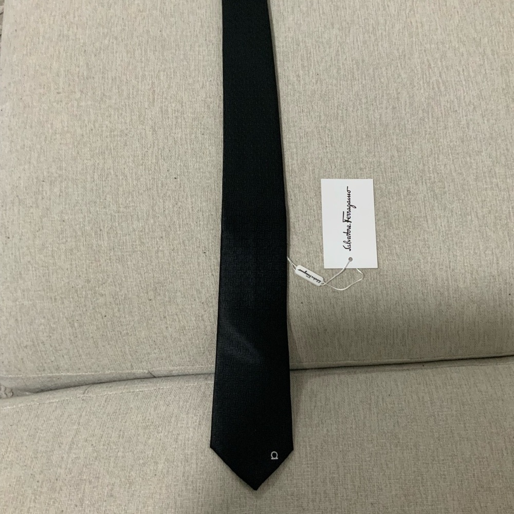 Salvatore Ferragamo Classic Black Tie